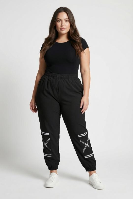 Pantaloni Donna Black Pomme Rouge B175 Efashion Paris