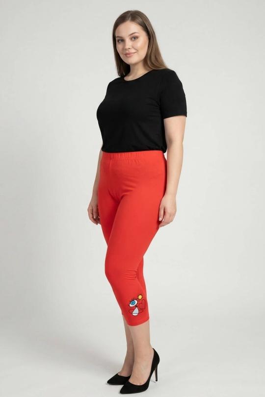 Leggings  Femme Rouge Pomme Rouge B173 Efashion Paris