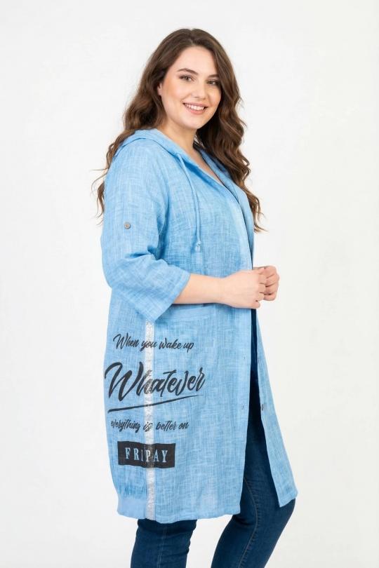 Cárdigans Mujer Blue Pomme Rouge C8021 Efashion Paris