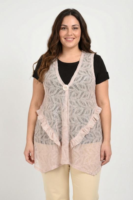 Tuniques Femme Beige Pomme Rouge A122 Efashion Paris