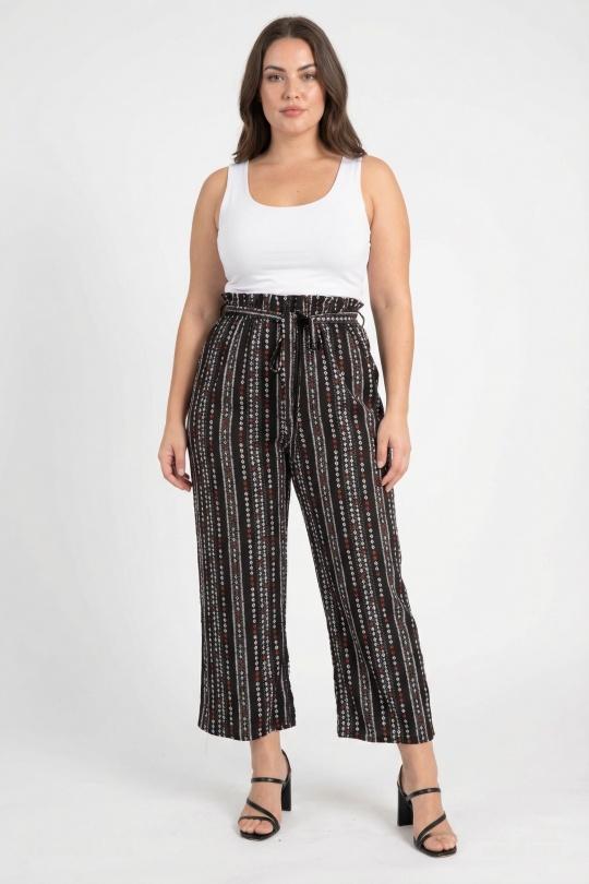 Pantalons Femme Noir Pomme Rouge B231 Efashion Paris