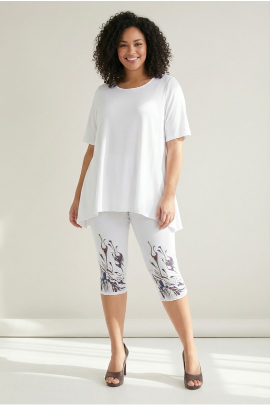 Leggings Mujer Orange Pomme Rouge P-B115 Efashion Paris