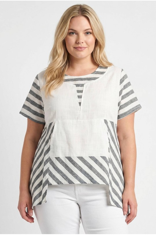 Tunics Women Green Pomme Rouge P-C6226 Efashion Paris