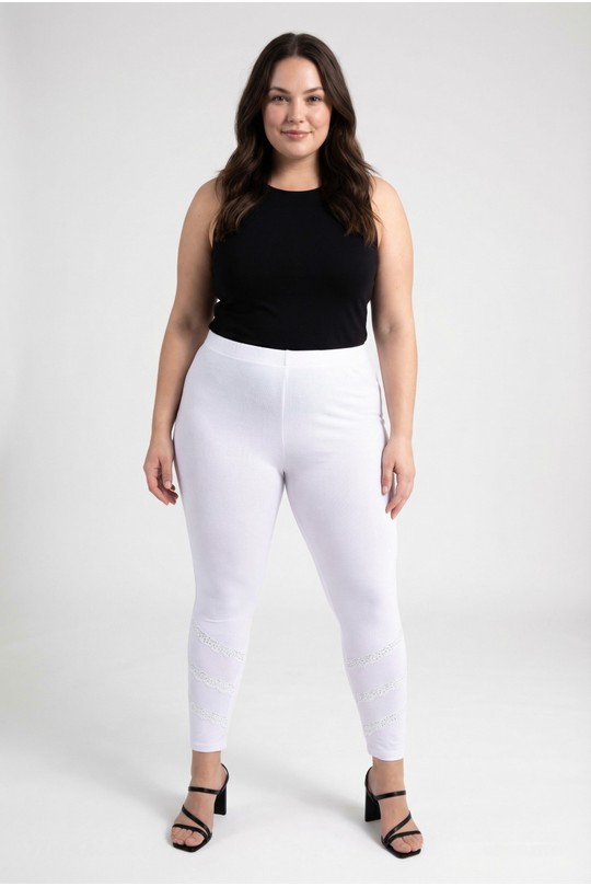 Leggings Mujer White Pomme Rouge P-B225 Efashion Paris