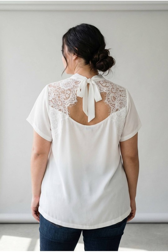 Tuniques Femme Blanc Pomme Rouge P-A837 Efashion Paris