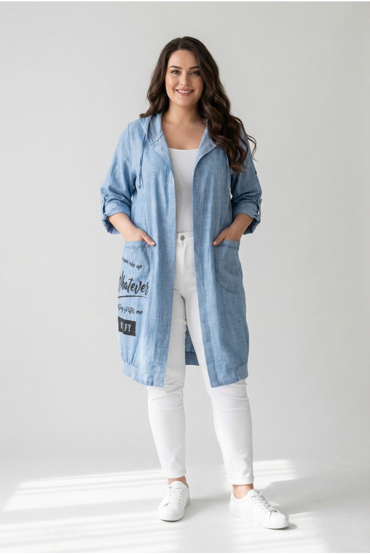 Gilets Femme Bleu Pomme Rouge P-C8021 Efashion Paris