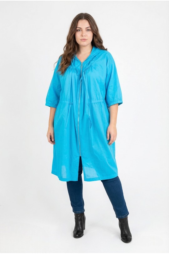 Vestes Femme Bleu Pomme Rouge P-C6527 Efashion Paris