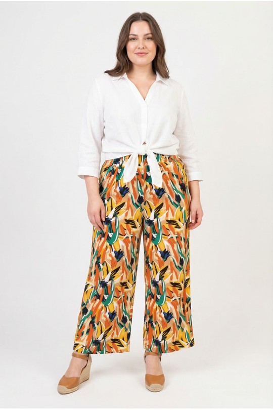 Pantalons Femme Vert Pomme Rouge P-B239 Efashion Paris