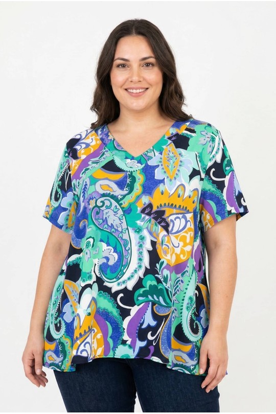 Chemises & blouses Femme Bleu Pomme Rouge P-C6569 Efashion Paris