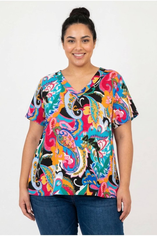 Chemises & blouses Femme Bleu Pomme Rouge P-C6569 Efashion Paris