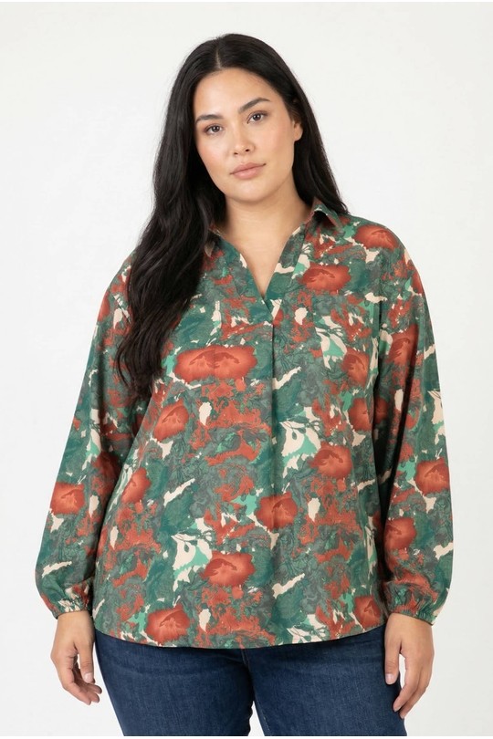 Chemises & blouses Femme Vert Pomme Rouge P-C6632-VERT Efashion Paris