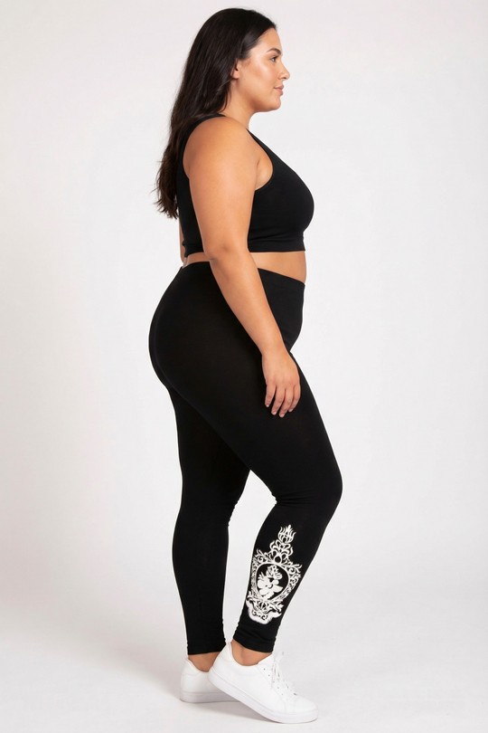 Leggings  Femme Blanc Pomme Rouge PB94&Blanc Efashion Paris