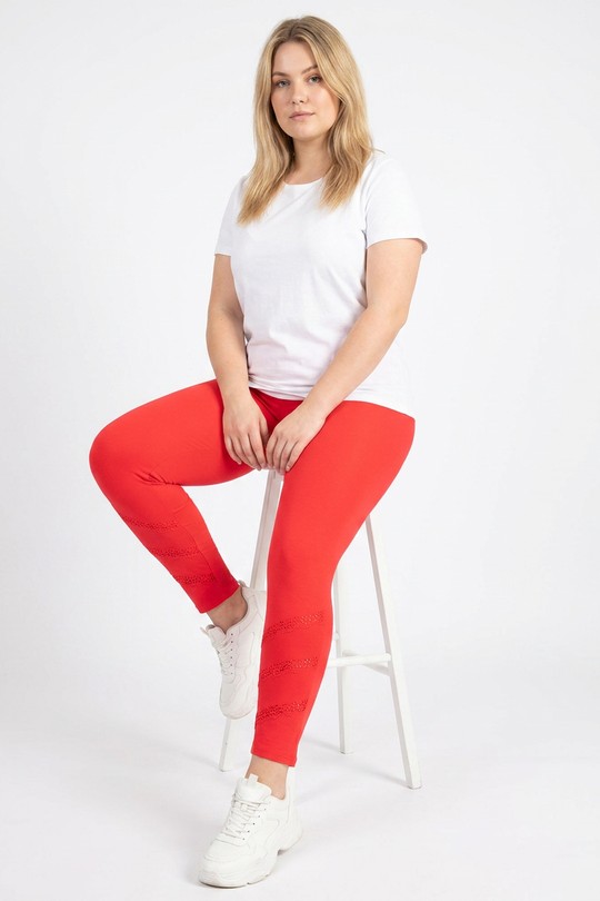Leggings  Femme Rouge Pomme Rouge PB225&Rouge Efashion Paris