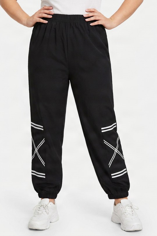 Pantalons Femme Noir Pomme Rouge PB175&Noir Efashion Paris