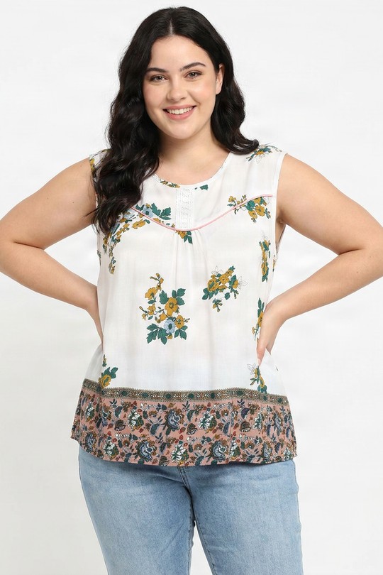 Tops Femme Blanc Pomme Rouge PA955&Blanc Efashion Paris