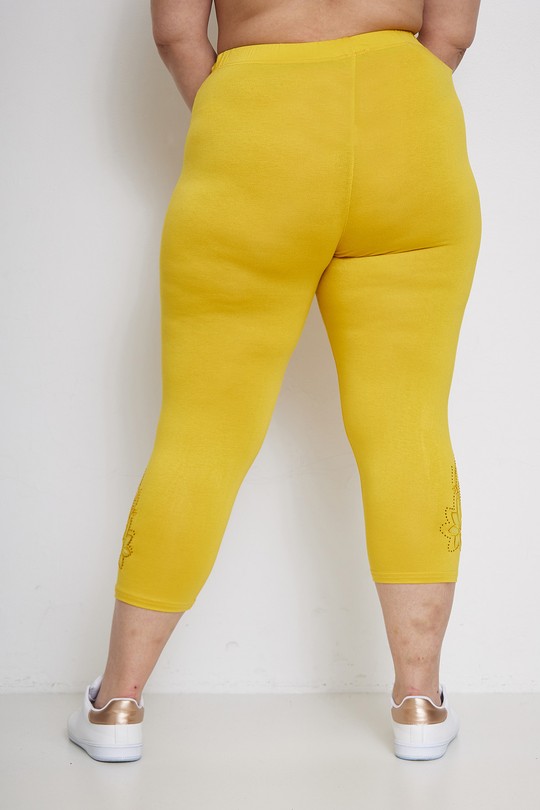Leggings  Femme Jaune Pomme Rouge PB210&Jaune Efashion Paris