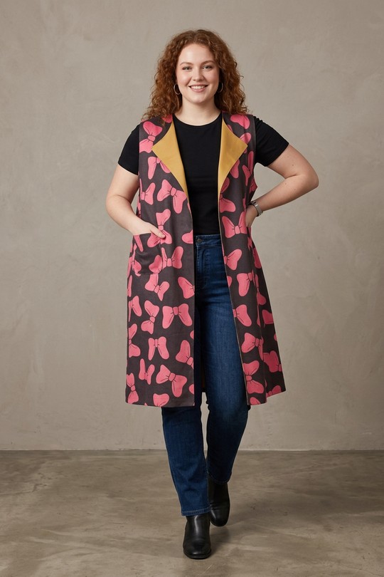 Gilets Femme Rose Pomme Rouge PT39201&Rose Efashion Paris