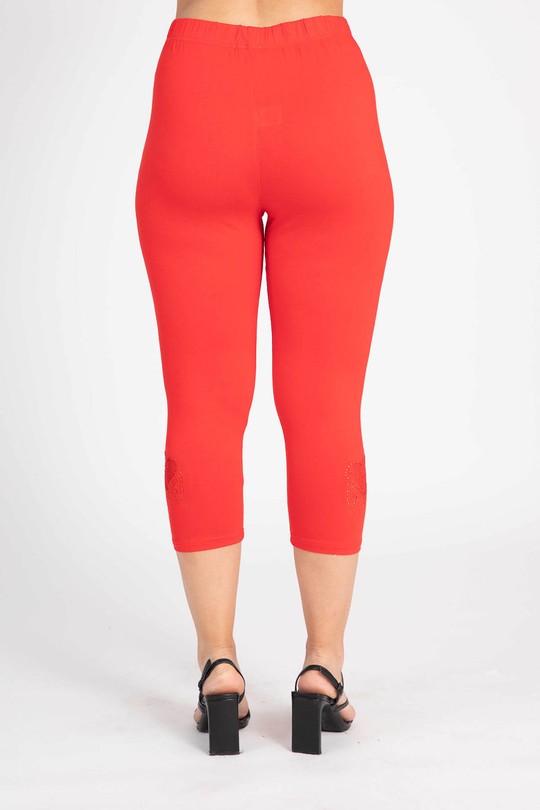 Leggings  Femme Rouge Pomme Rouge PB227*ROUGE Efashion Paris