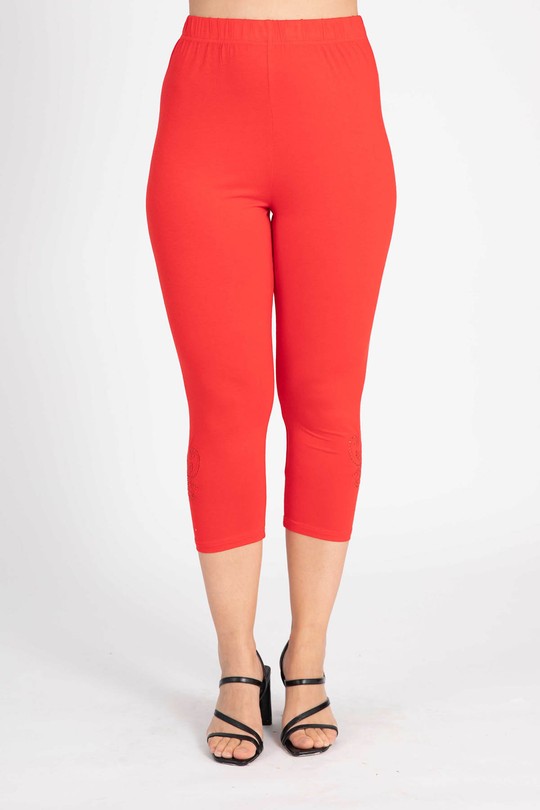 Leggings  Femme Rouge Pomme Rouge PB227*ROUGE Efashion Paris