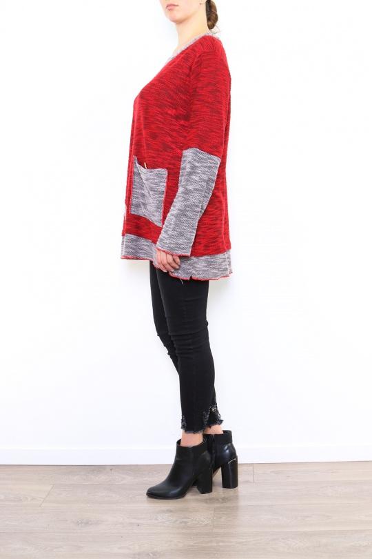 Tops Femme Rouge Pomme Rouge A813 Efashion Paris