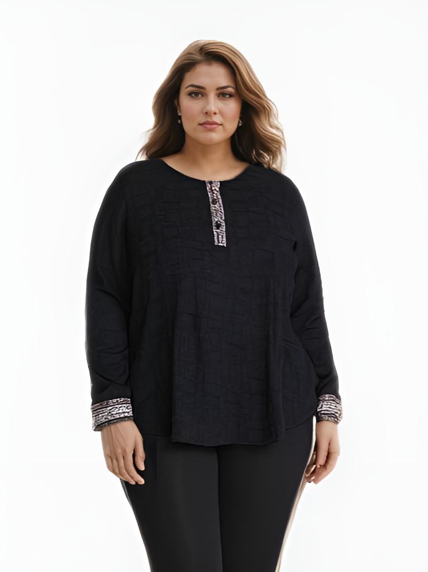 Chemises & blouses Femme Noir Pomme Rouge C6239 #c Efashion Paris