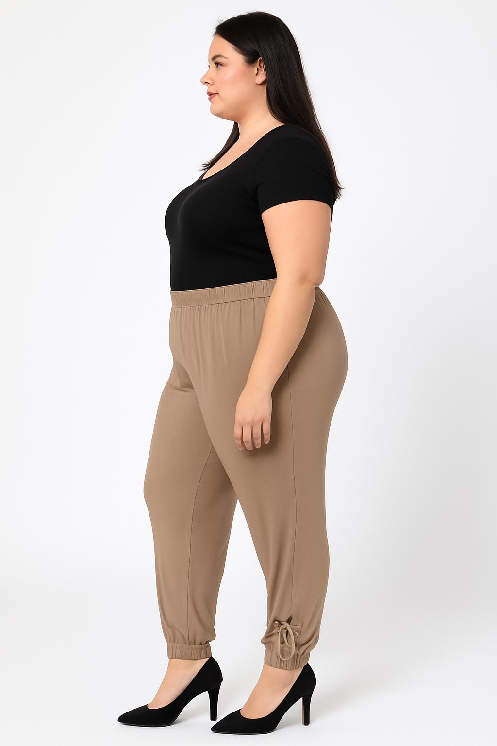 Pantalons Femme Beige Pomme Rouge B131 #c Efashion Paris