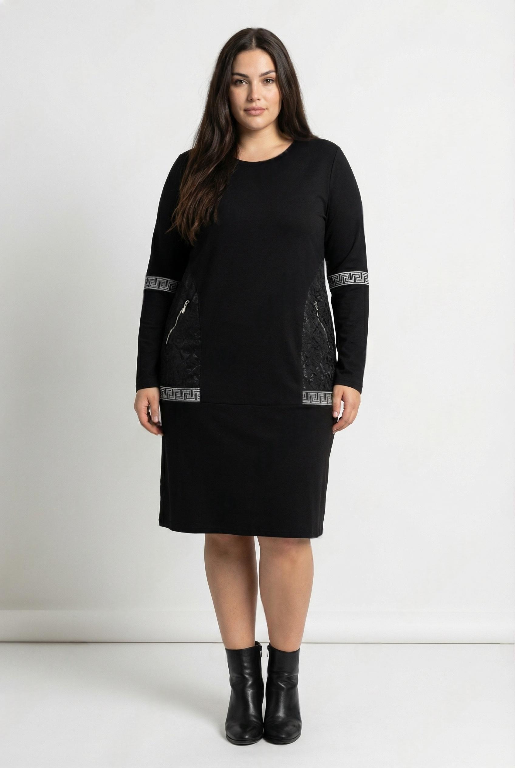 Robes & Combinaisons Femme Noir Pomme Rouge C6615 #c Efashion Paris