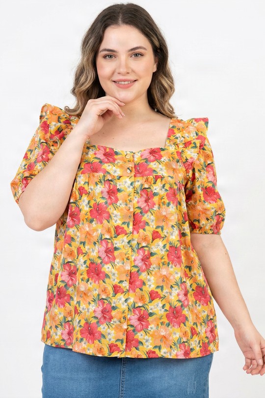 Tops Femme Jaune Pomme Rouge PC6565&Jaune #c Efashion Paris