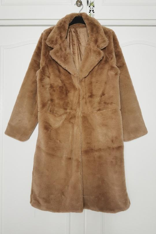 Manteaux Femme Camel ZAFA Paris 21567. Efashion Paris