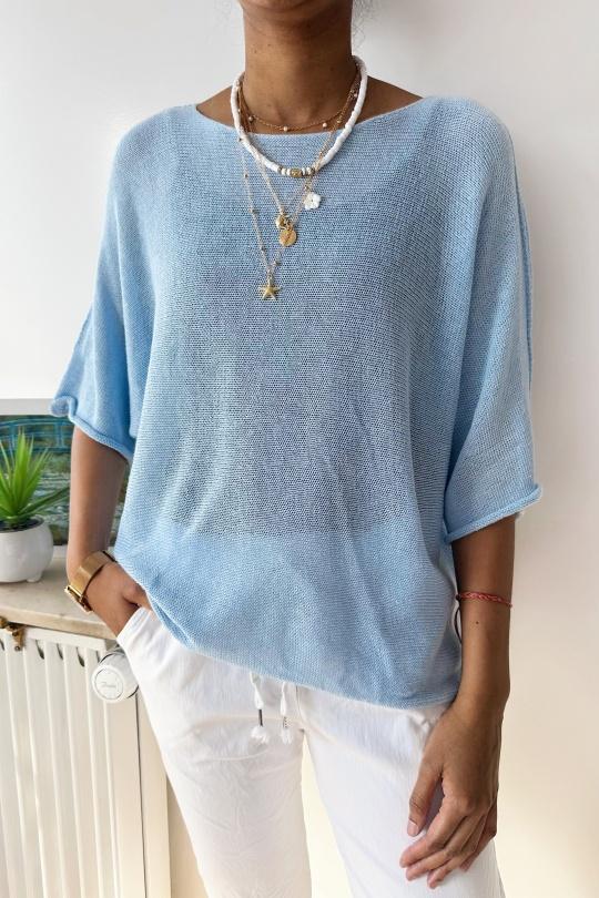 Tops Femme Bleu ciel ZAFA Paris 21E22H01 Efashion Paris