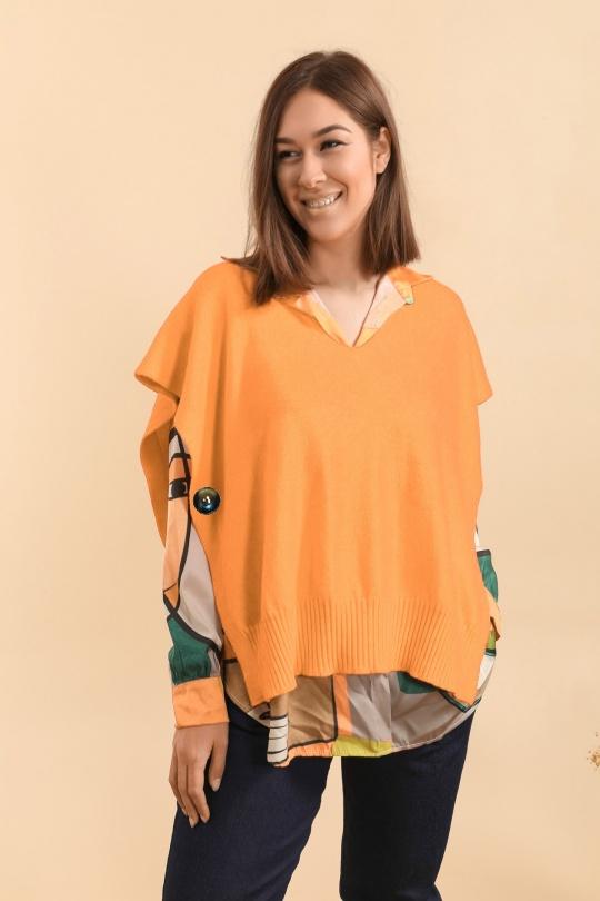 Pulls Femme Saumon ZAFA Paris 54E71H27 Efashion Paris