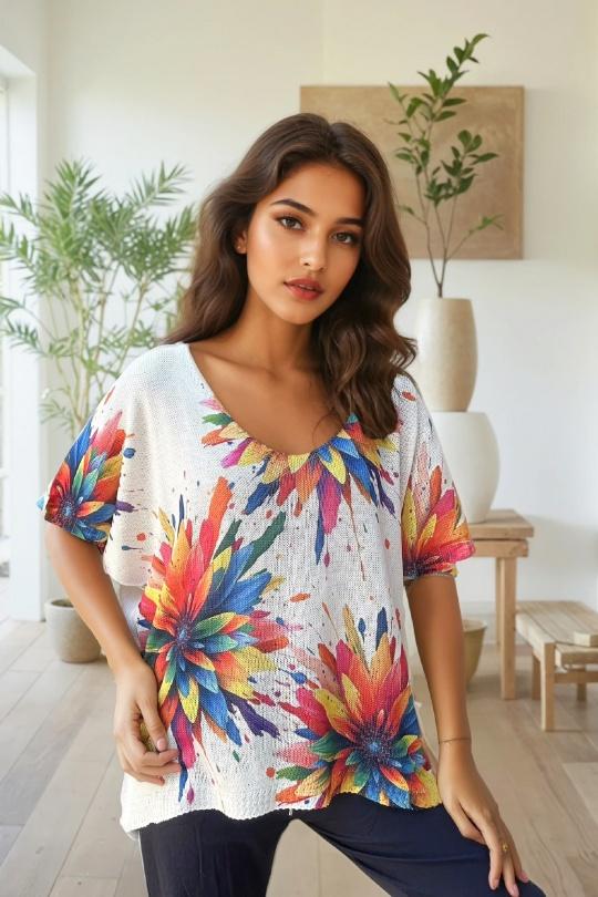 Top Donna Color unic ZAFA Paris 2002-204 Efashion Paris