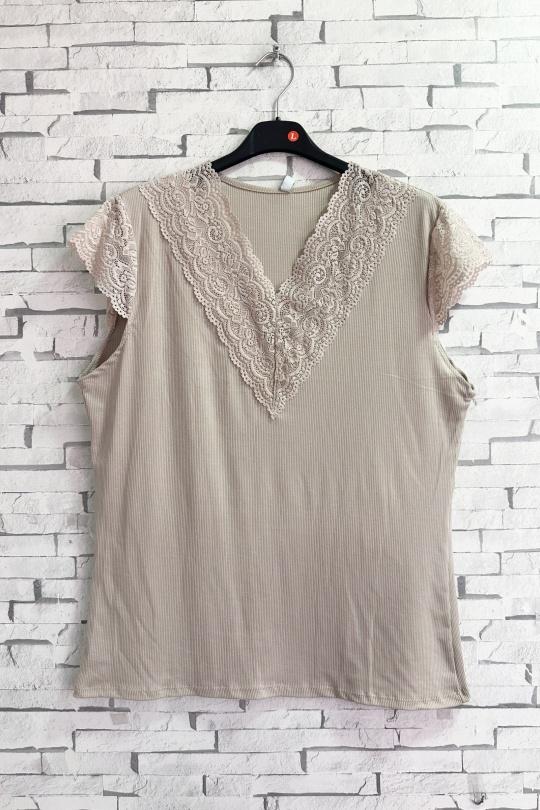 Tops Femme bleu cyan ZAFA Paris 20E02H12 Efashion Paris