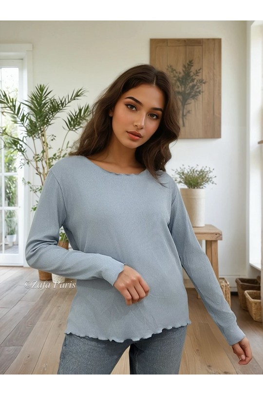 Tops Femme Blanc ZAFA Paris 25E70H5 Efashion Paris