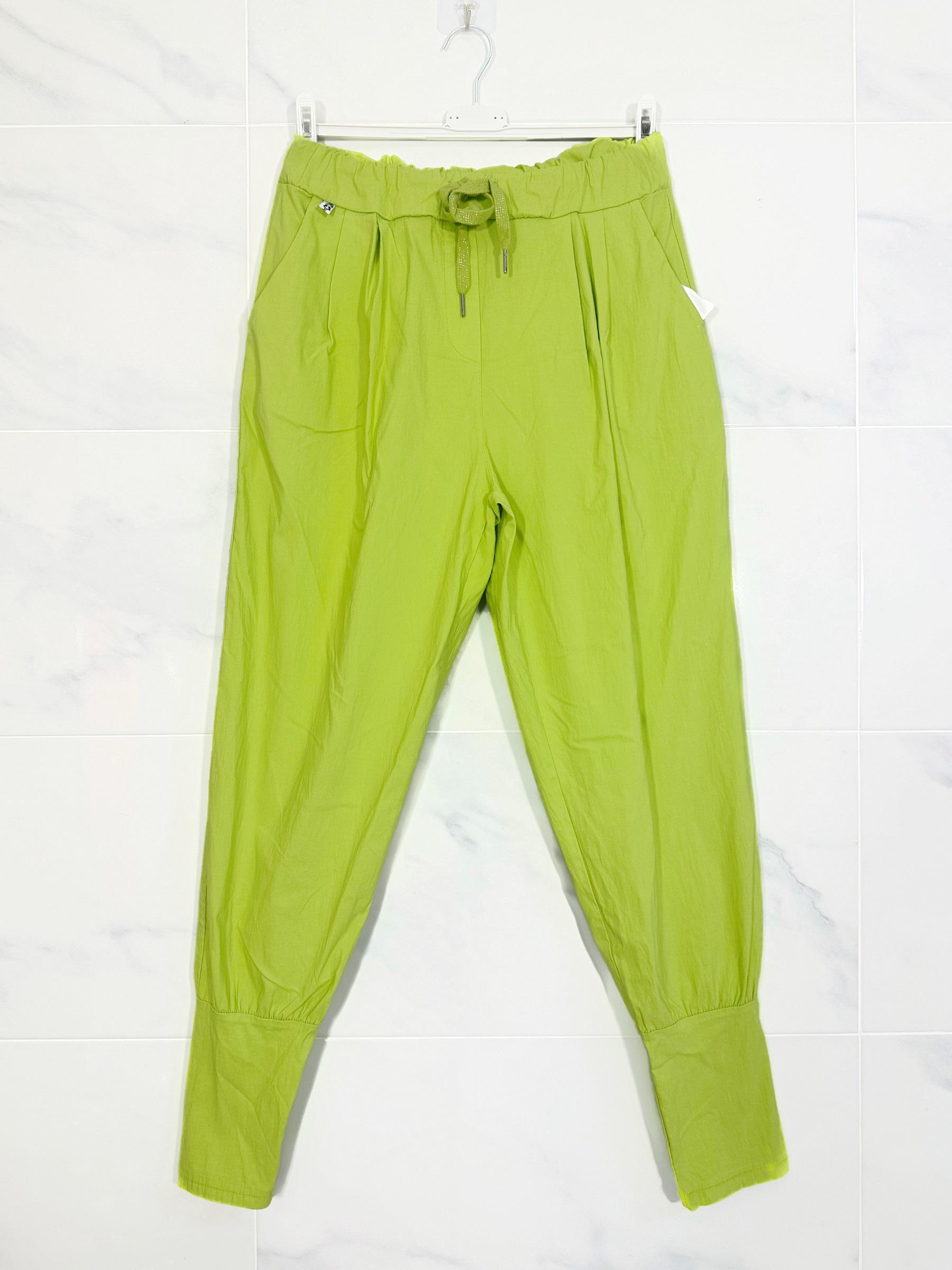 Pantalons Femme Vert anis ZAFA Paris 12E22P002 #c Efashion Paris