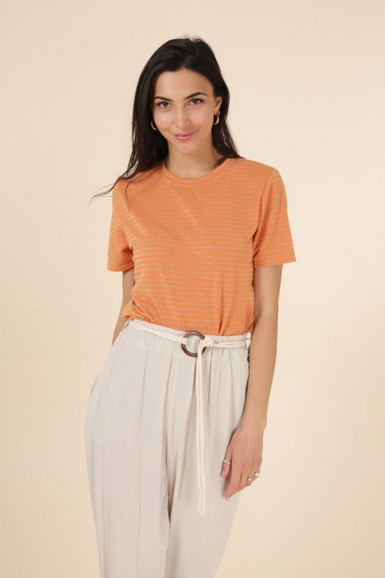 T-shirts Femme Vert anis JOWELL 13046 Efashion Paris