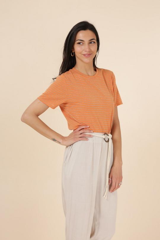 T-shirts Femme Vert anis JOWELL 13046 Efashion Paris