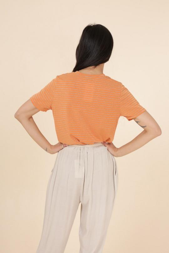 T-shirts Femme Vert anis JOWELL 13046 Efashion Paris