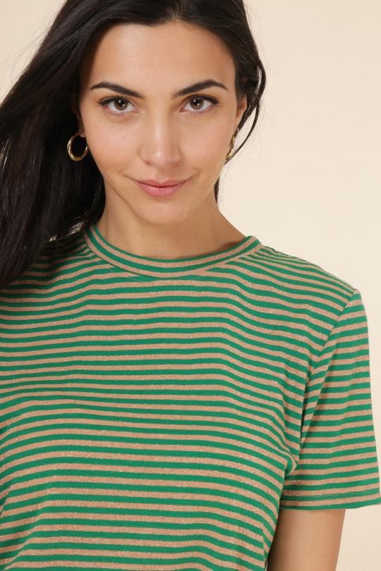 T-shirts Femme Vert anis JOWELL 13046 Efashion Paris