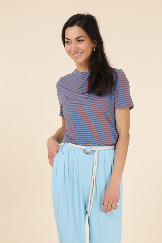 T-shirts Femme Vert anis JOWELL 13046 Efashion Paris
