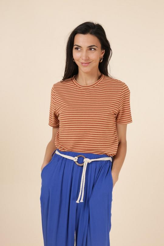 T-shirts Femme Vert anis JOWELL 13046 Efashion Paris