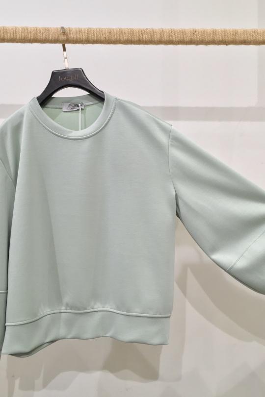 Felpa Donna Green water JOWELL 11458 Efashion Paris