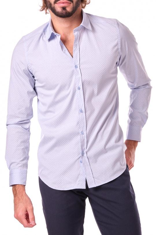 Chemises Homme Bleu Hopenlife CHEMISE IMPRIMÉE PRESNEL-XXL Efashion Paris