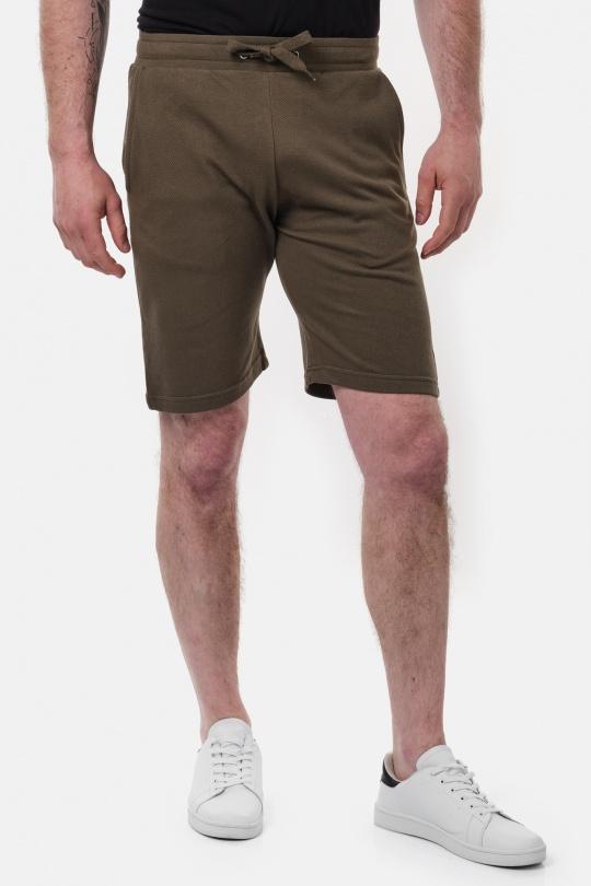 Shorts Men Khaki Hopenlife FOXEL-SHORT EN MAILLE PIQUE Efashion Paris