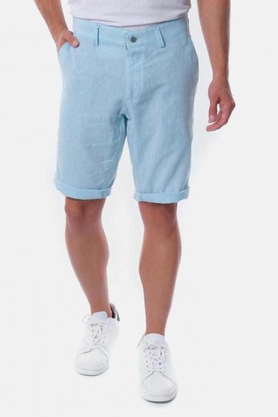 Shorts Men Green Hopenlife BERMUDA EN LIN UNI HISOKA Efashion Paris