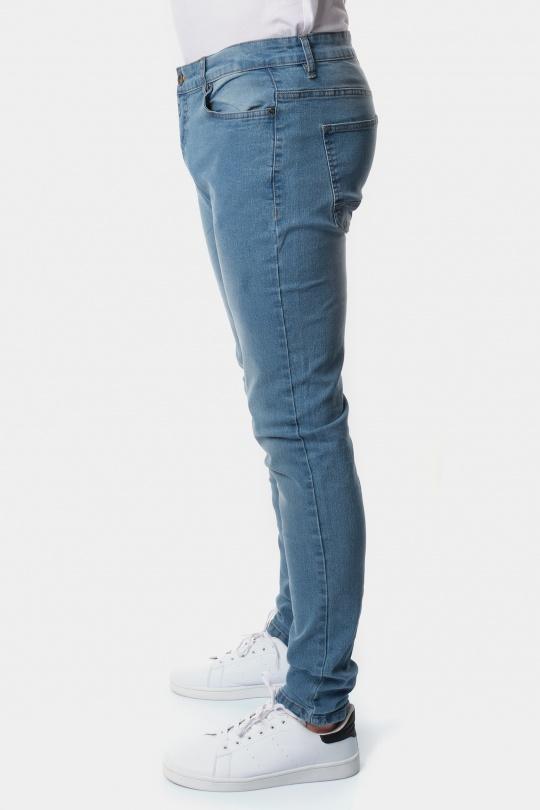 Jeans Homme Bleu clair Hopenlife JEAN SLIM 5 POCHES-JIMBEI Efashion Paris
