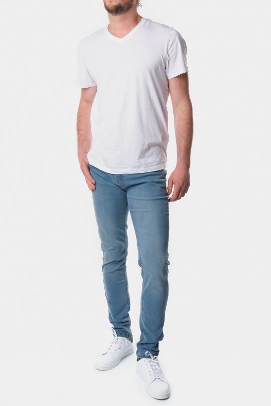 Jeans Homme Bleu clair Hopenlife JEAN SLIM 5 POCHES-JIMBEI Efashion Paris