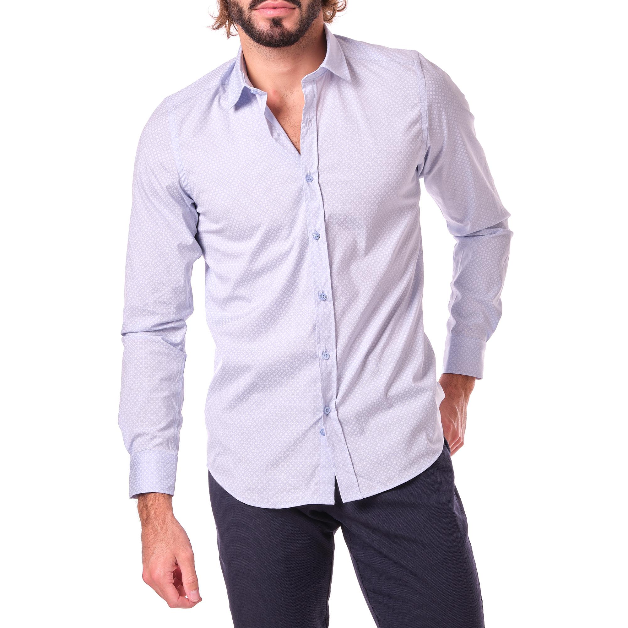 CHEMISE IMPRIMÉE PRESNEL-XXL-BLEU