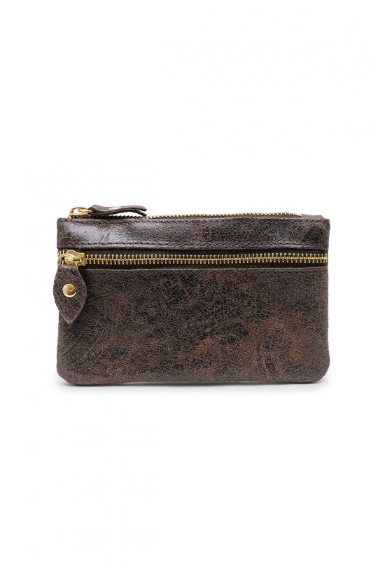 Petite maroquinerie Maroquinerie Choco ITALINA - RITELLE (CHERRY LEATHER) 4906 Efashion Paris