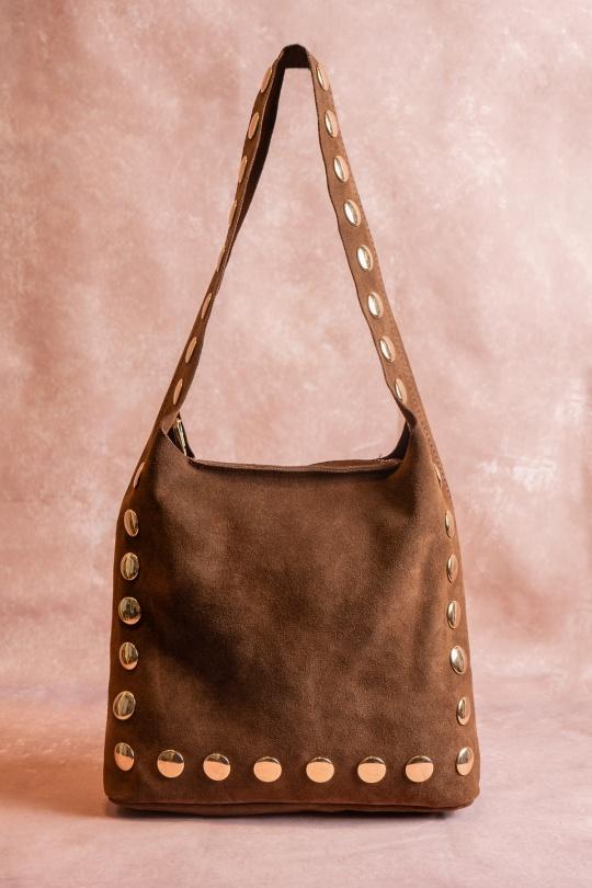 Handbags Bags Brown ITALINA - RITELLE (CHERRY LEATHER) 4193 Efashion Paris